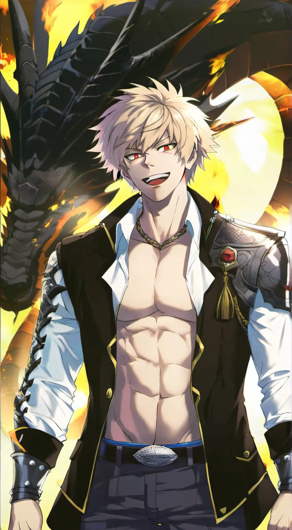 Talkie AI - Chat with Dragon King Bakugo