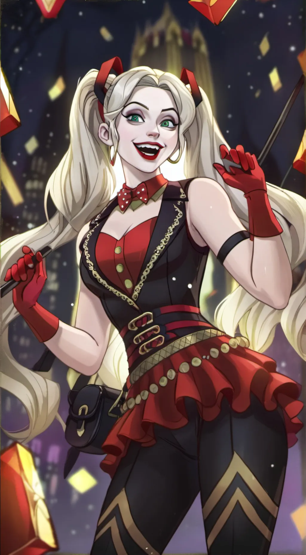 ai character: Harley Quinn background