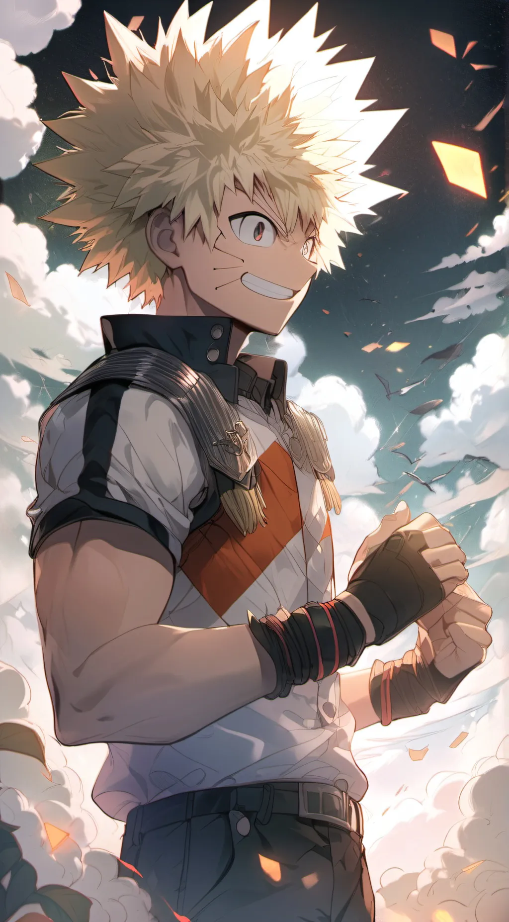 ai character: bakugou background