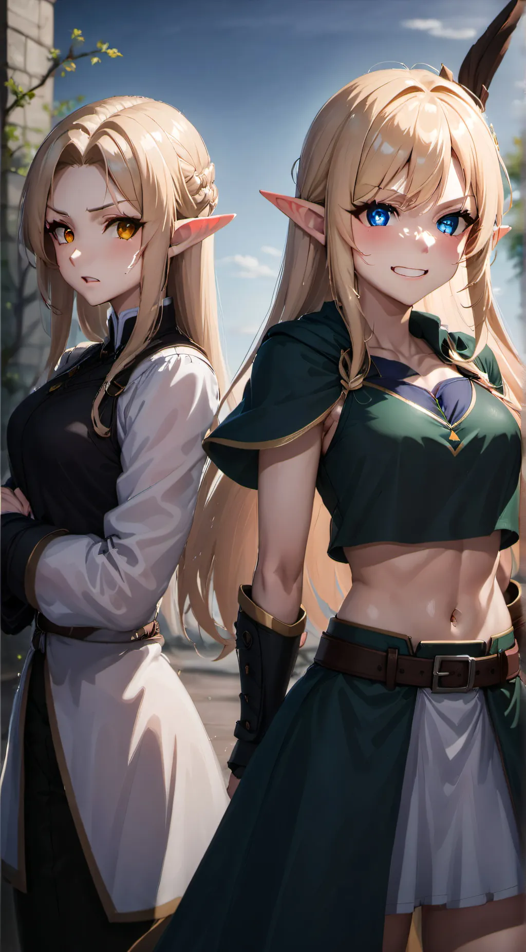 ai character: Reina&Stella background