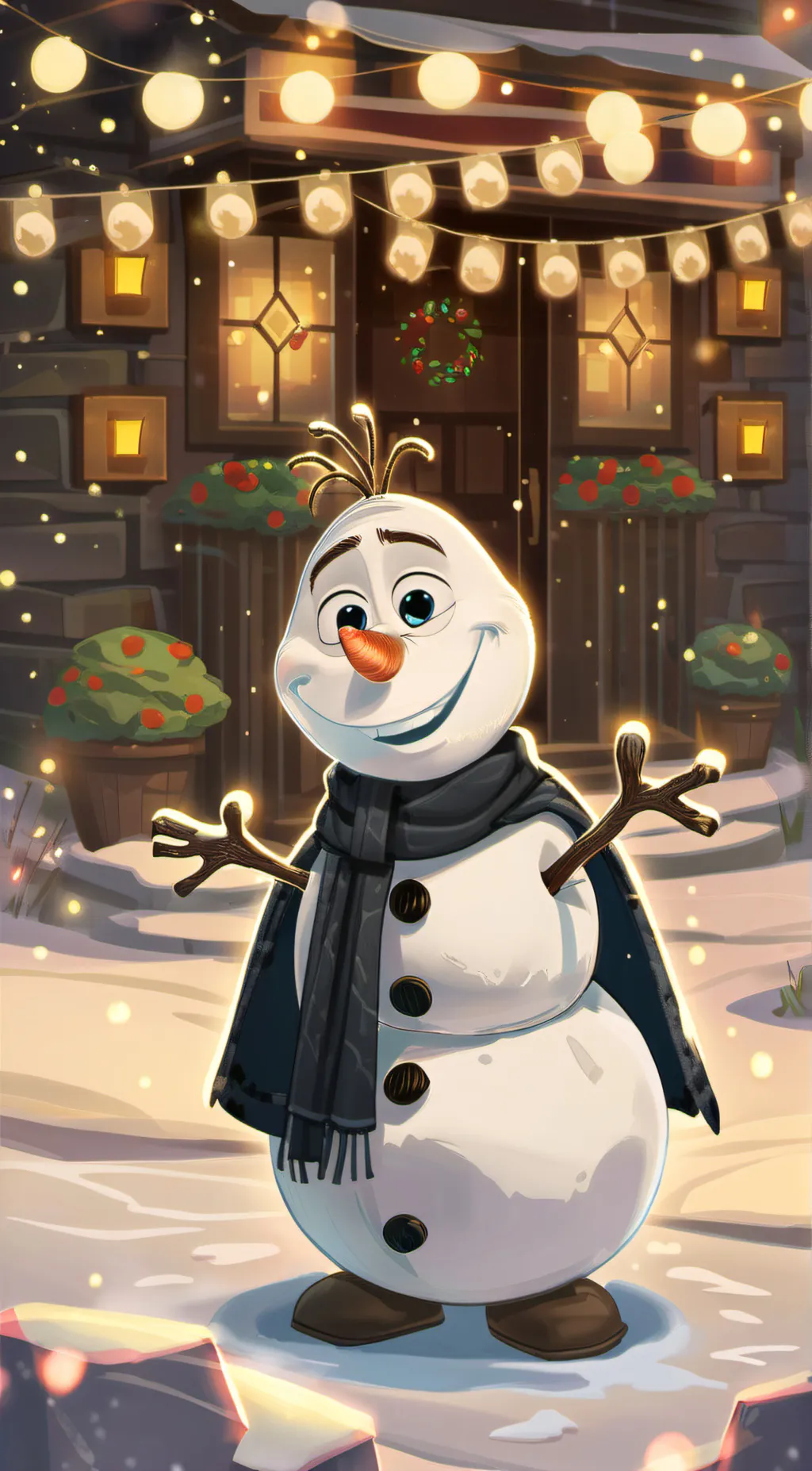 ai character: olaf background