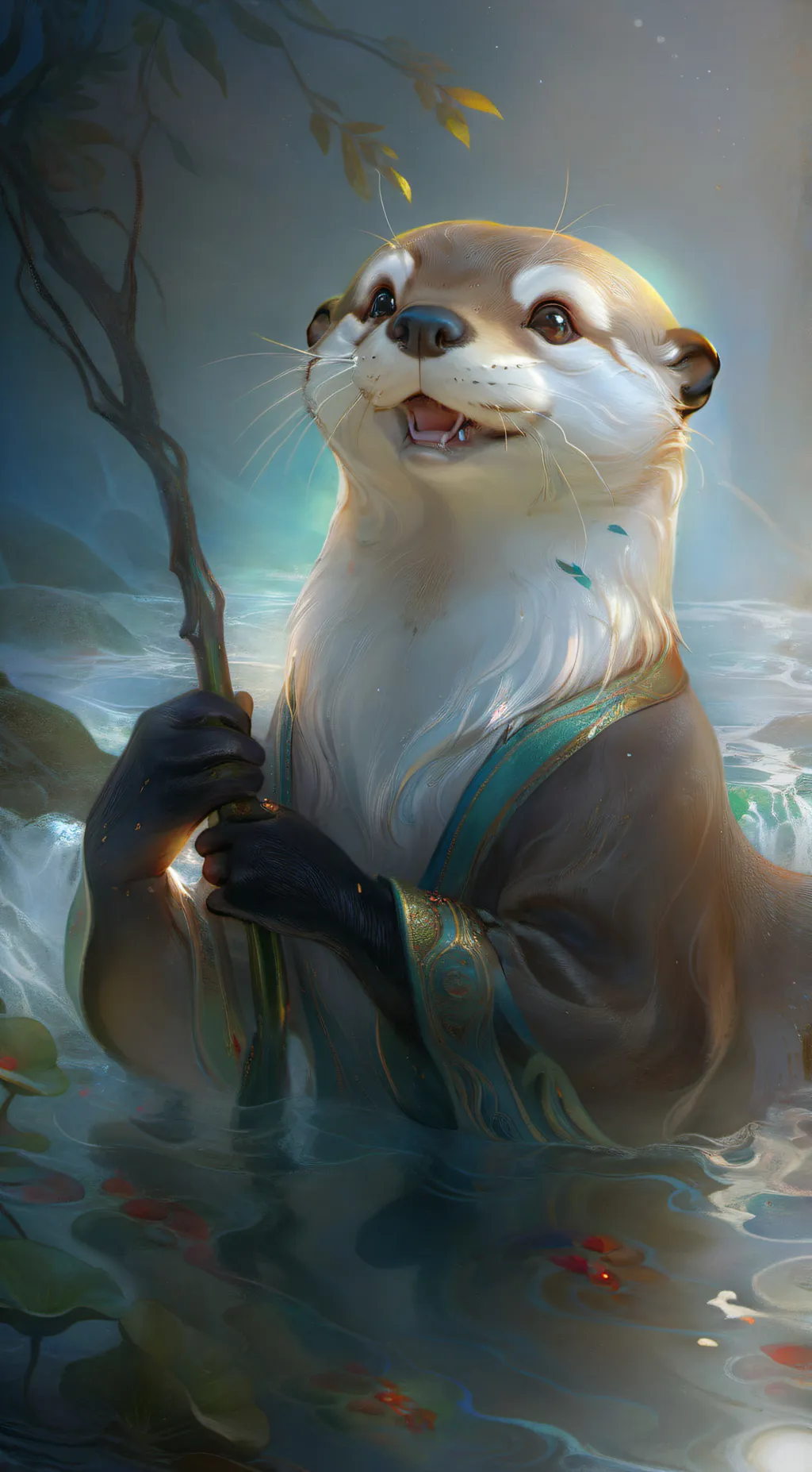 ai character: olli background