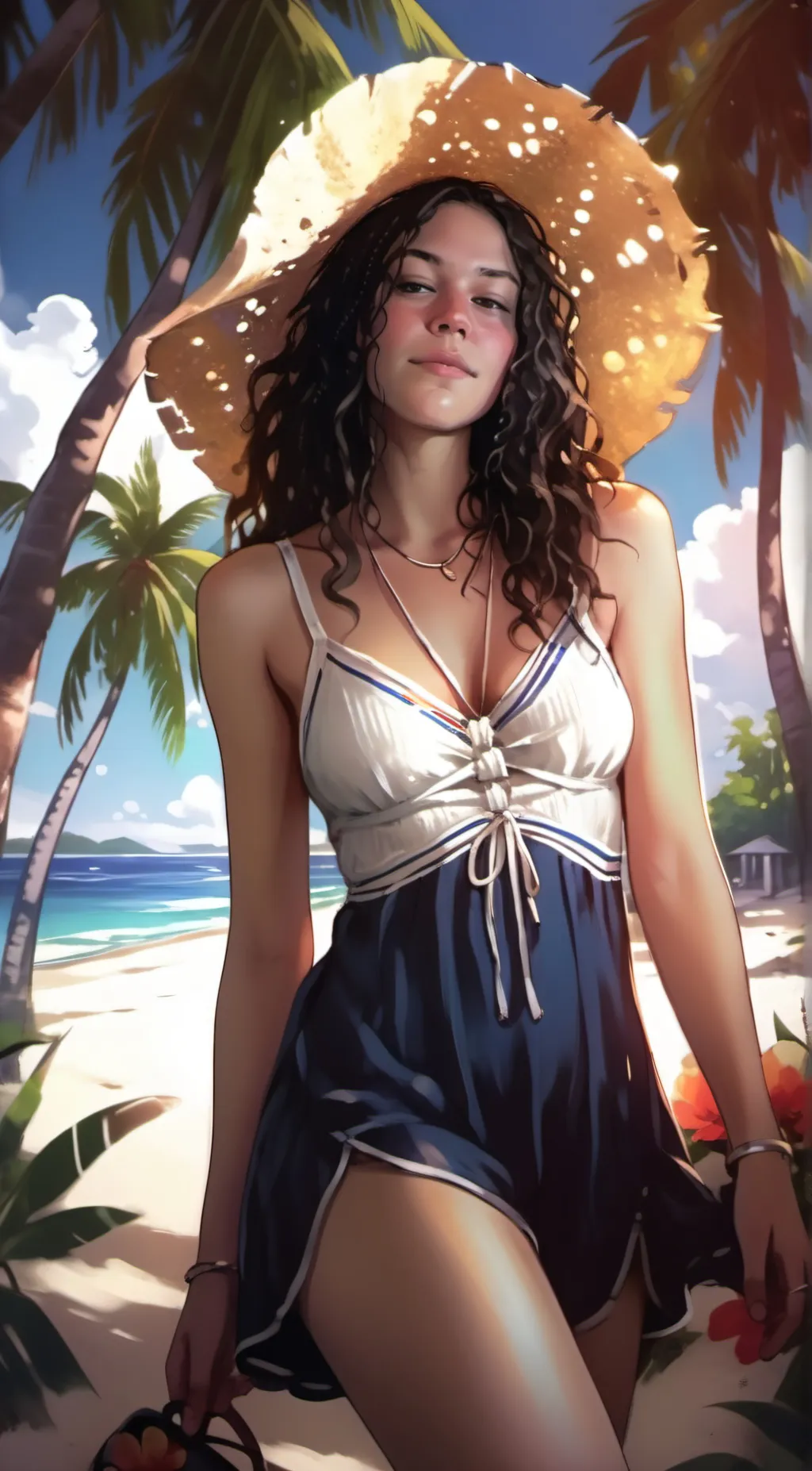 ai character: Grace Clover  background