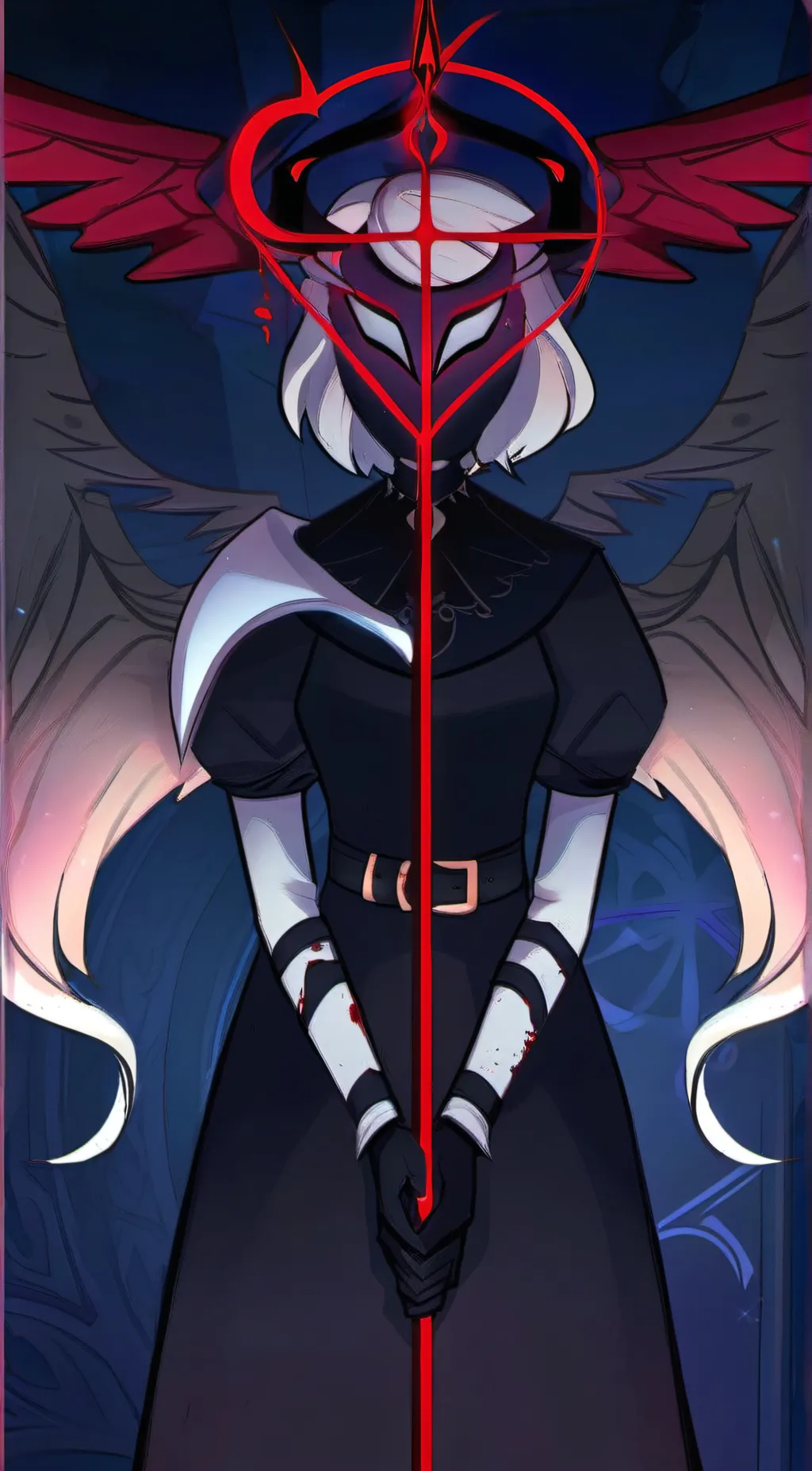 ai character: Lute (Hazbin) background