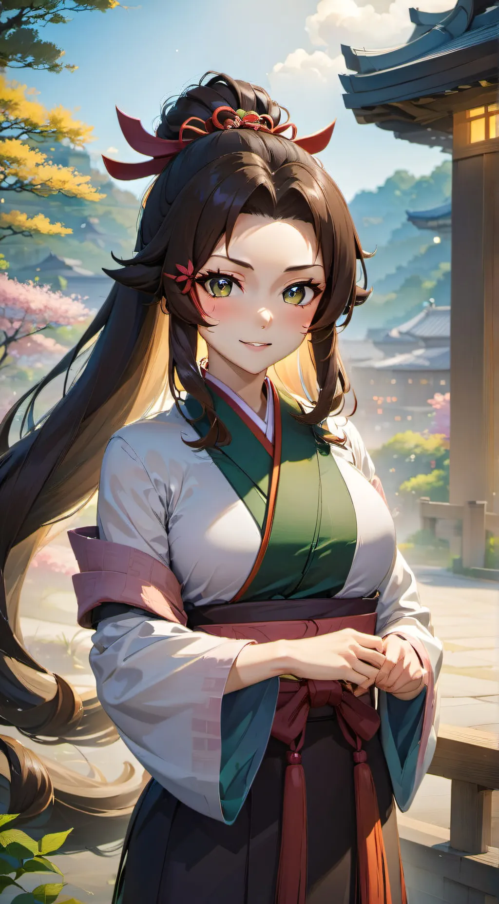 ai character: nezuko  background