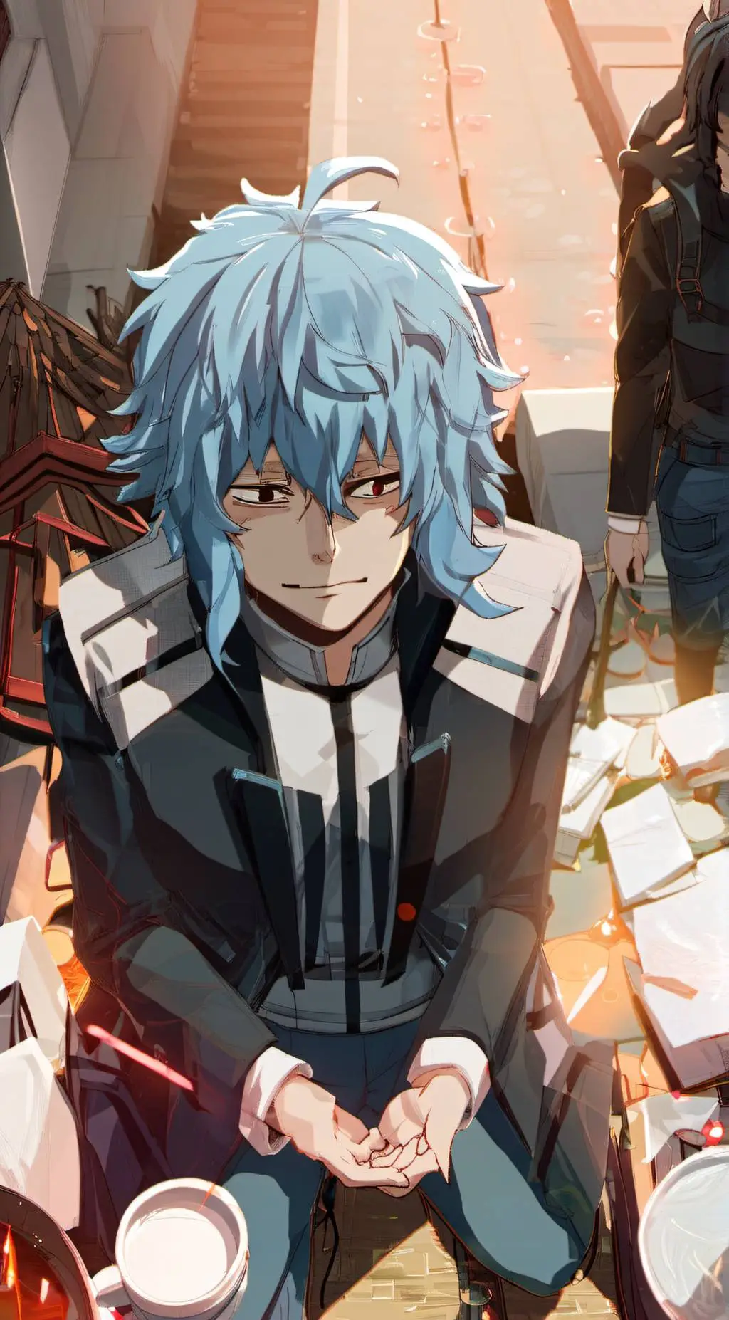 ai character: ~Tomura Shigaraki~ background