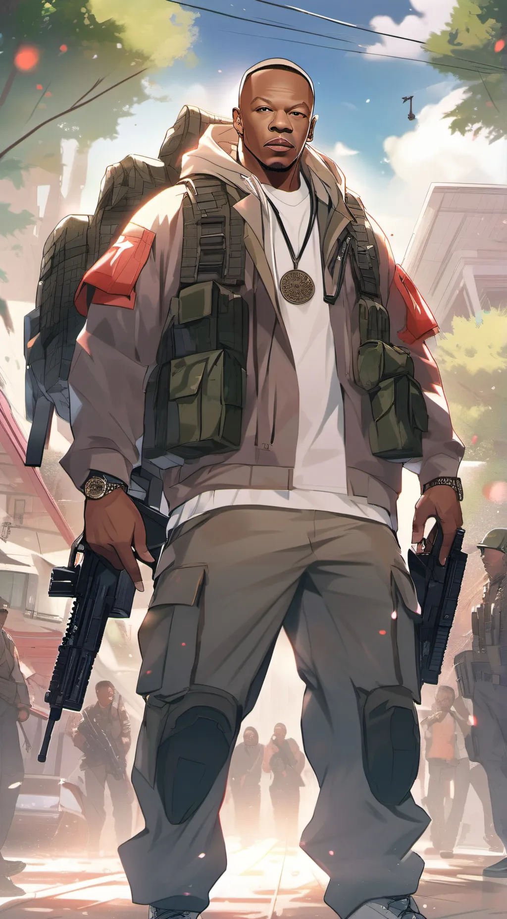 ai character: Dr. Dre background