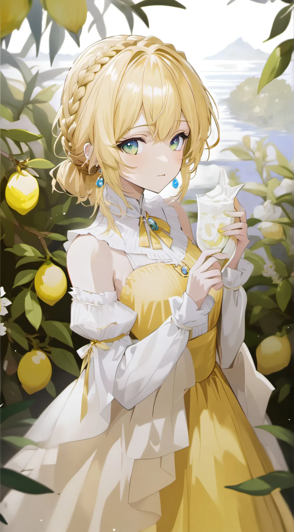 ai character: Sakura background