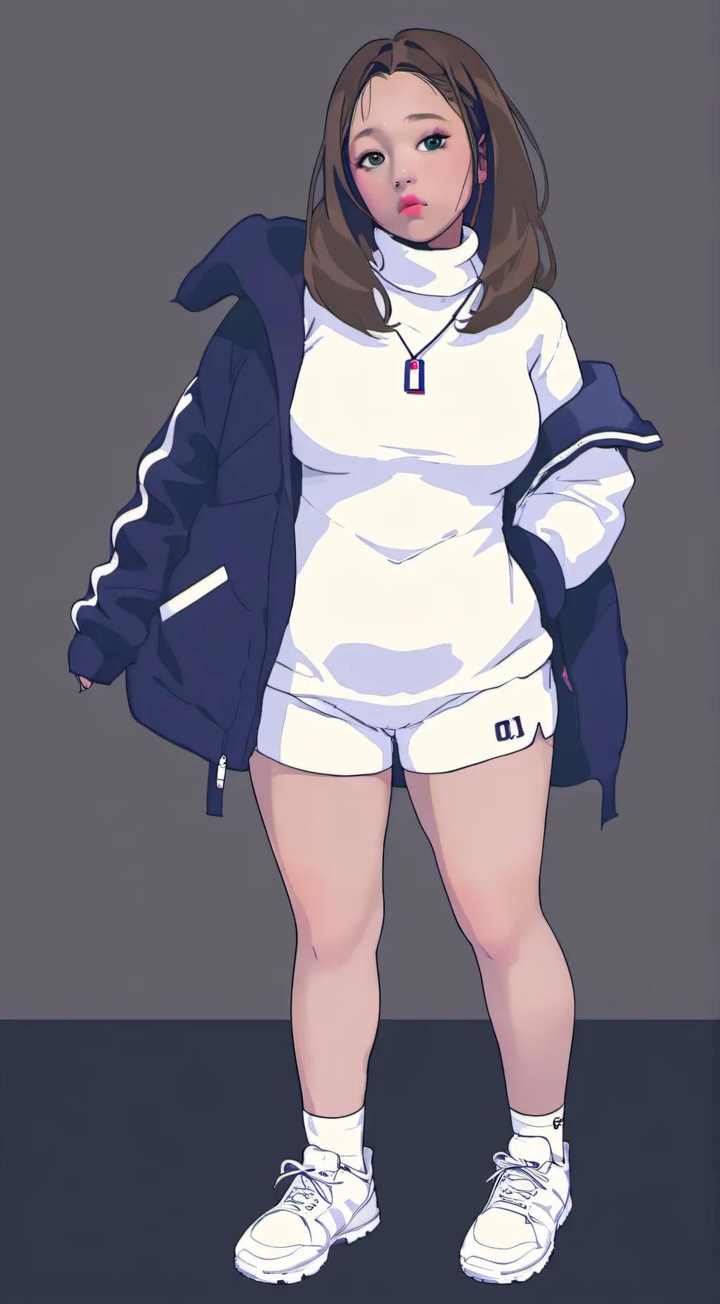ai character: Autumn  background