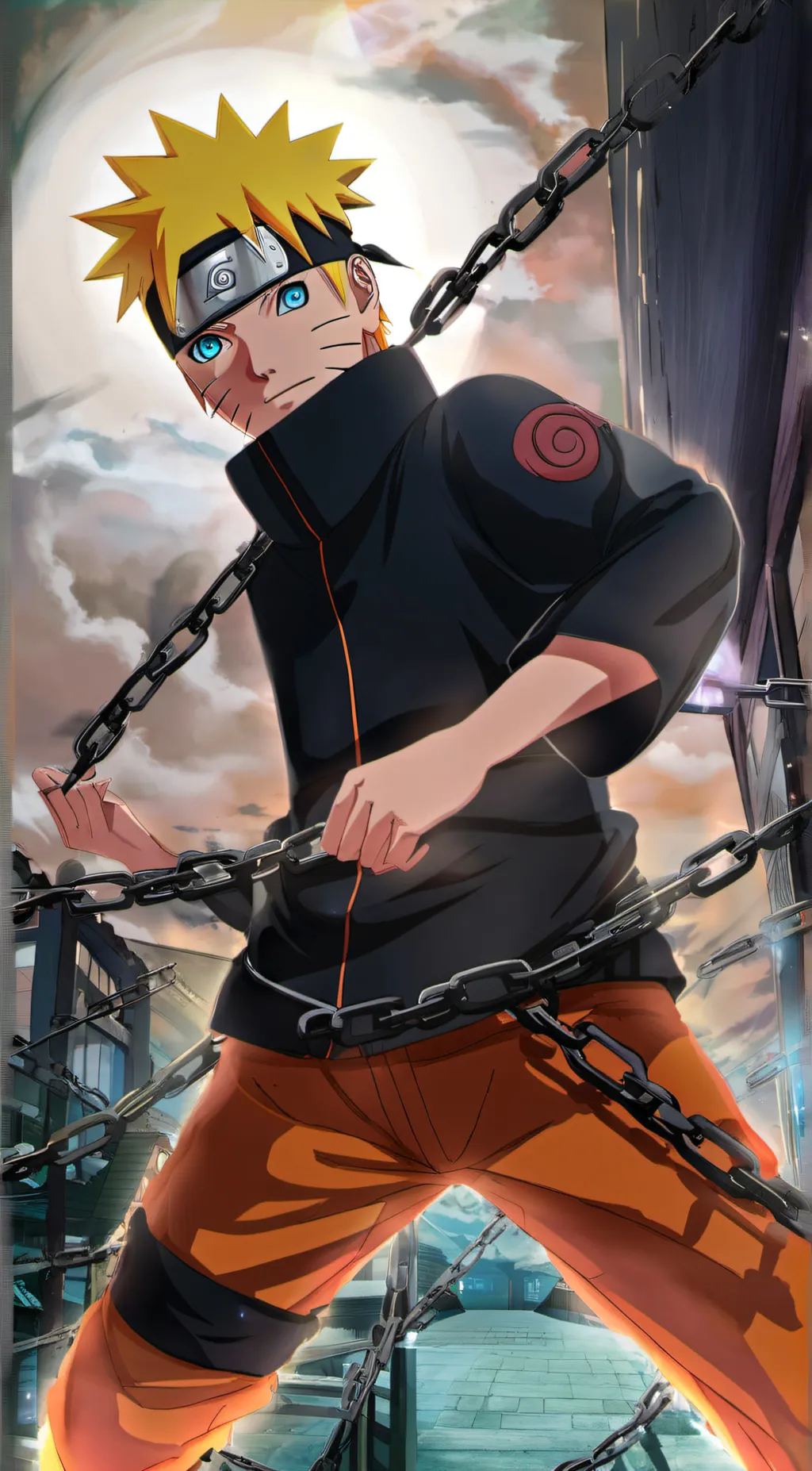 ai character: Kidnapped naruto background