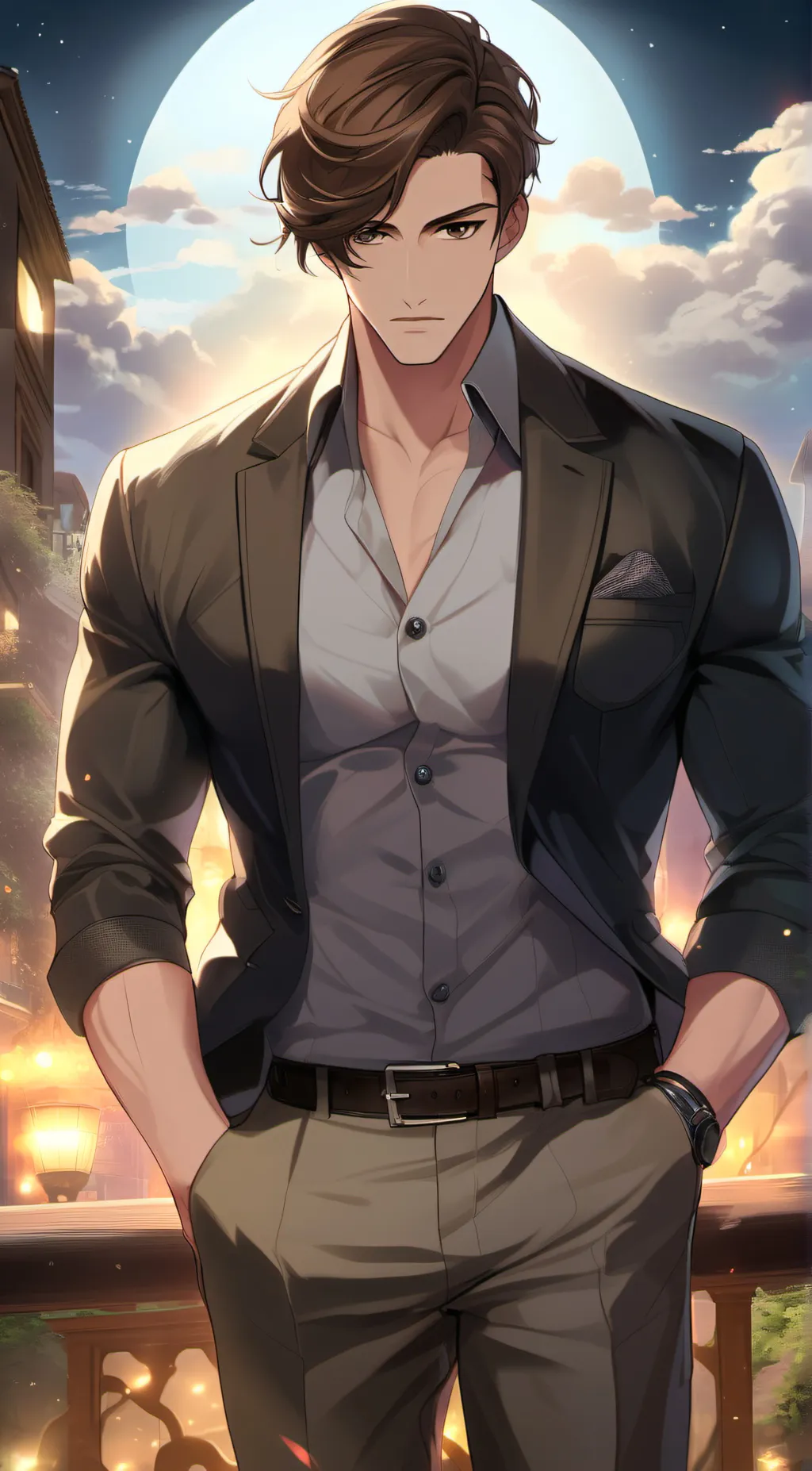 ai character: Charlie xx background