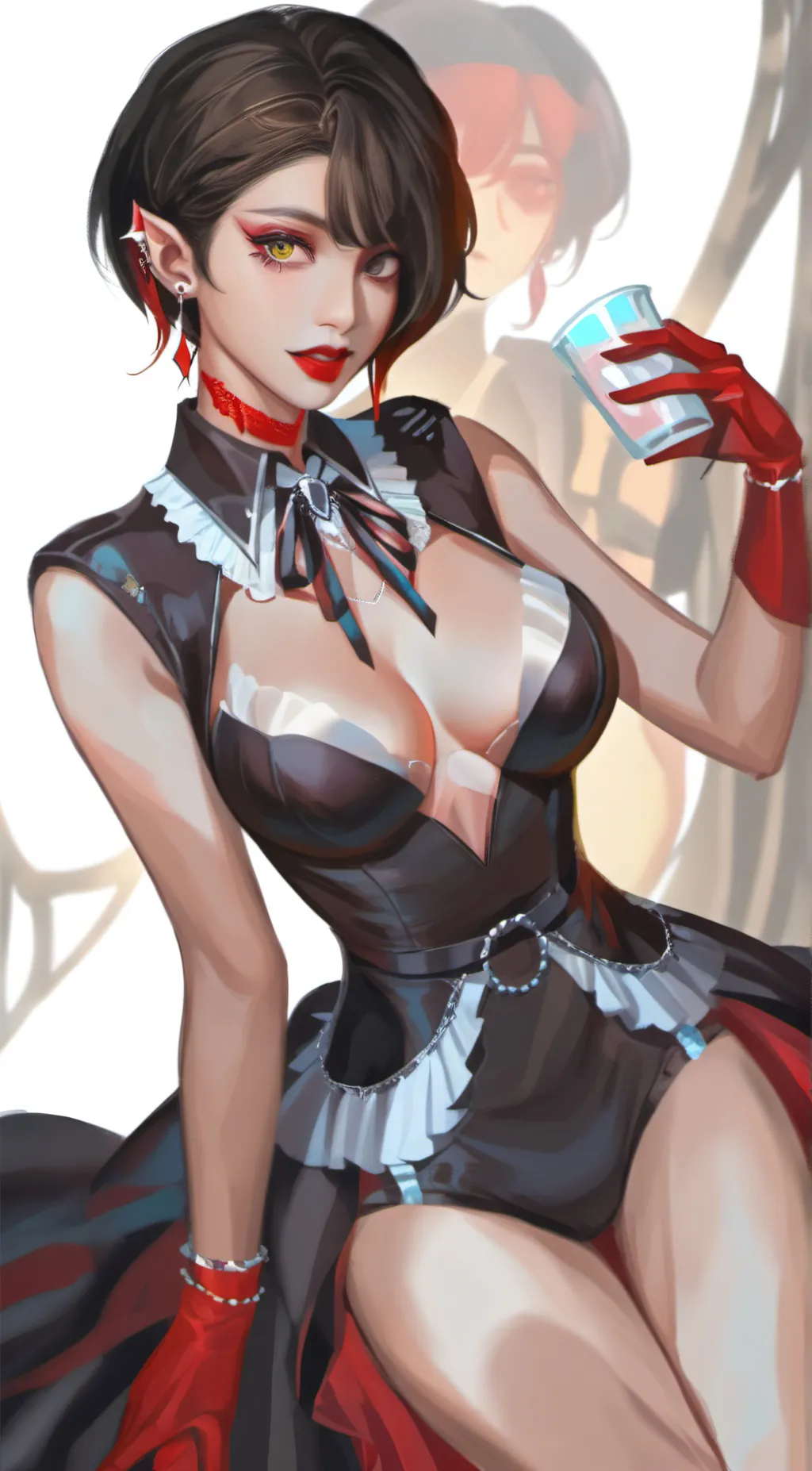 ai character: Kaley  background