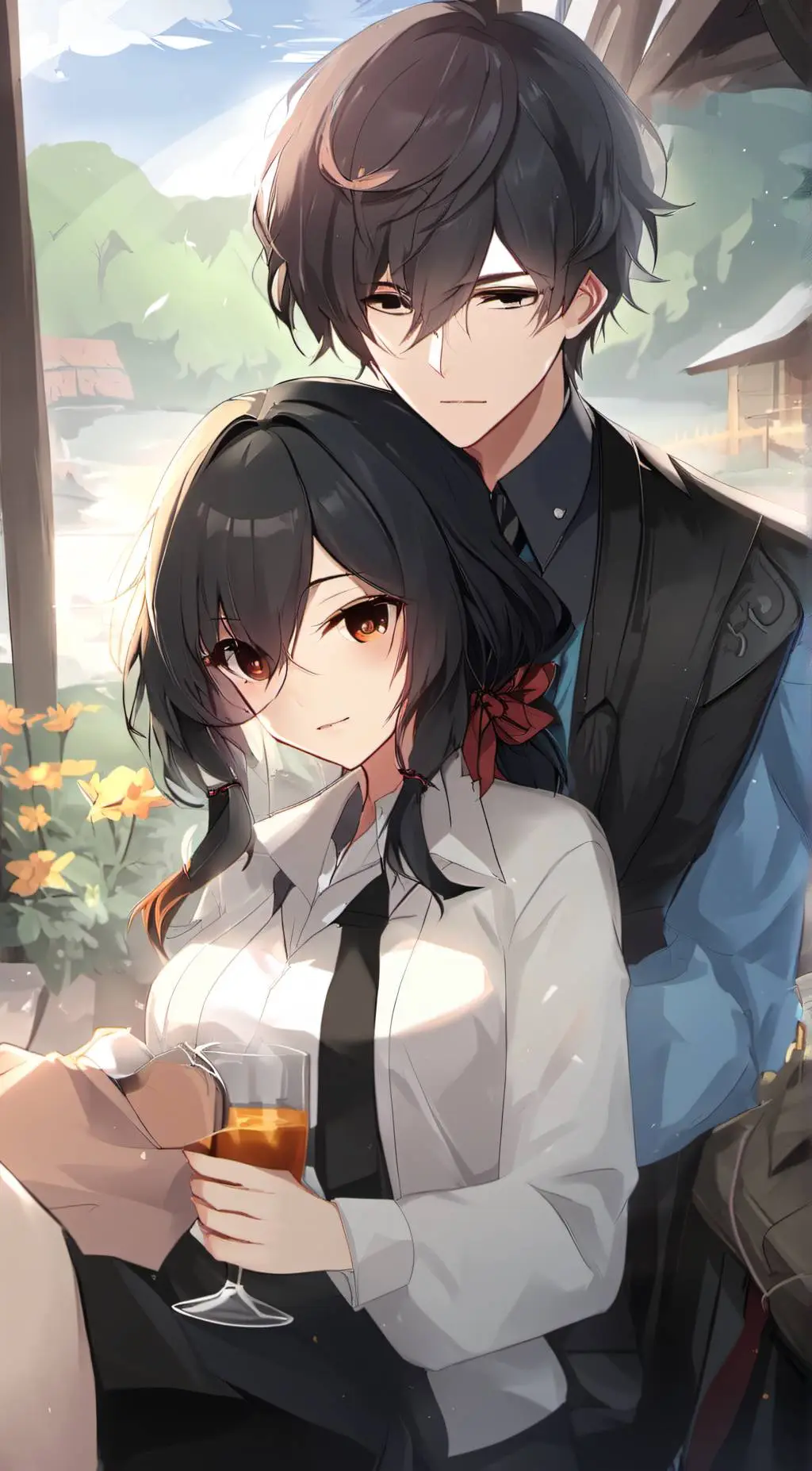 ai character: Ace kicks background