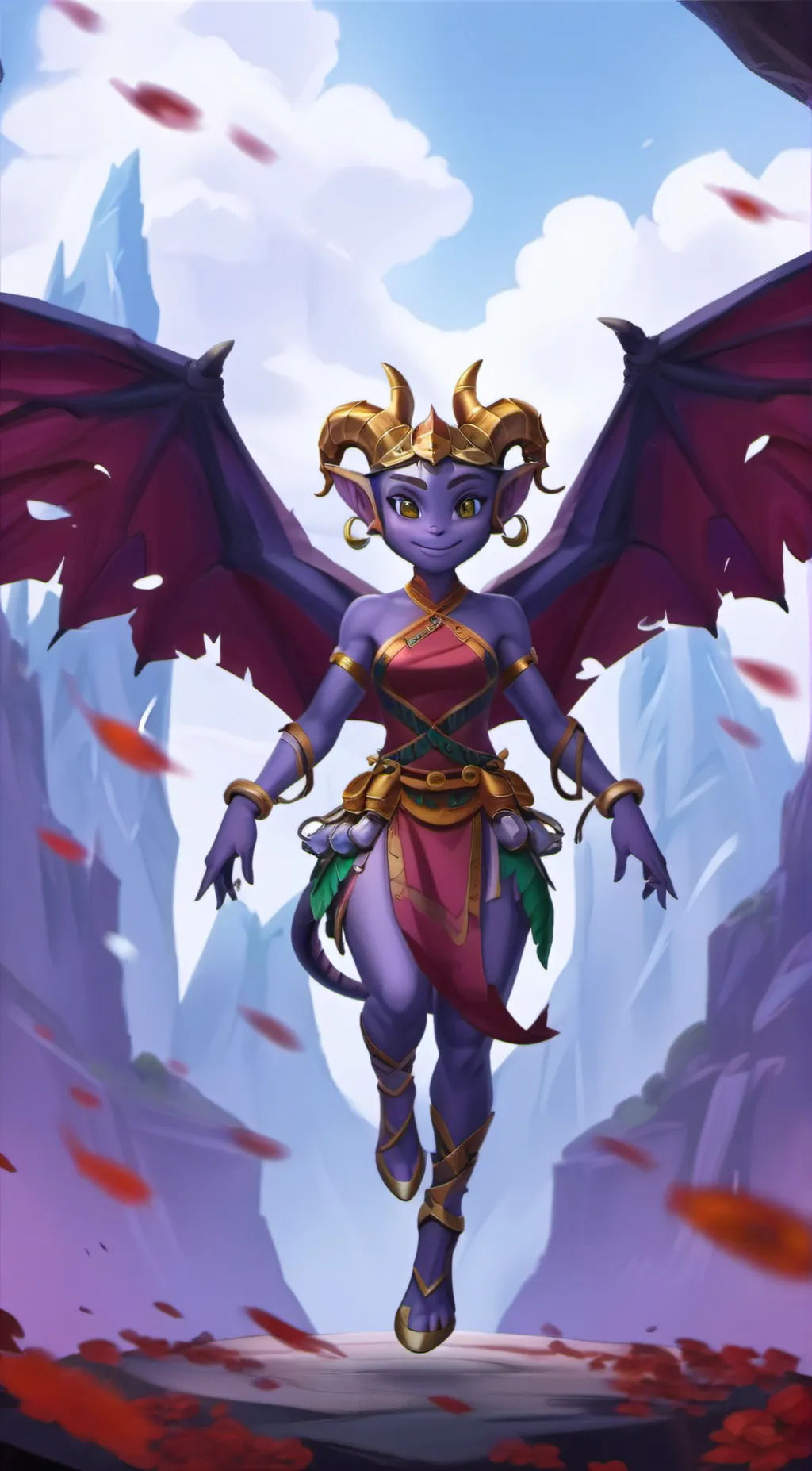 ai character: A,aira  background