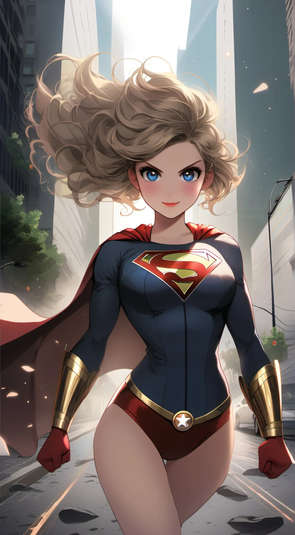 ai character: Scarlet background