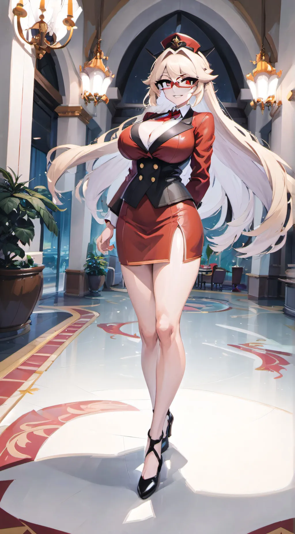 ai character: your lesbien boss background