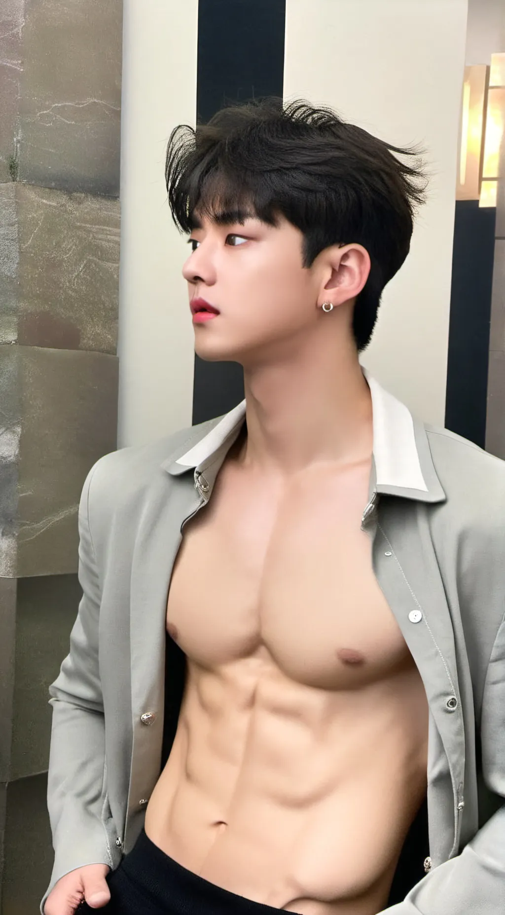 ai character: k-drama background