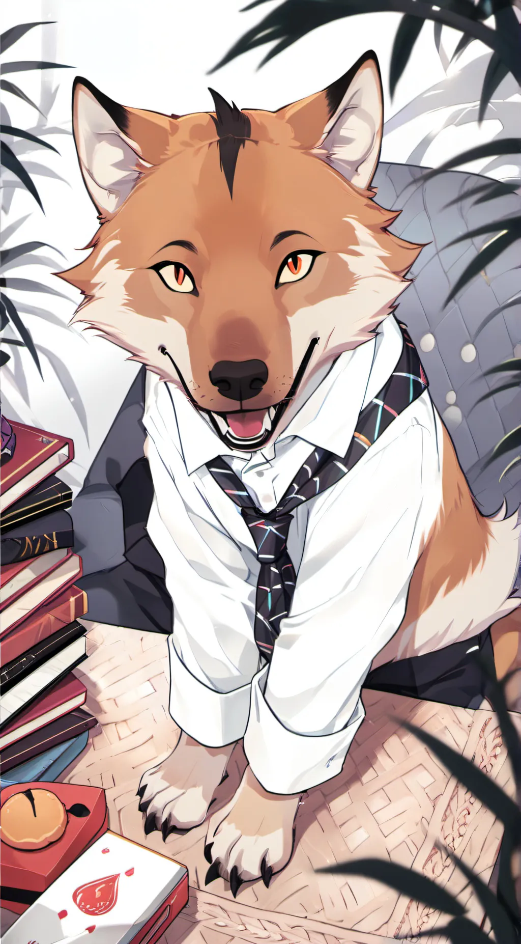 ai character: dogday background