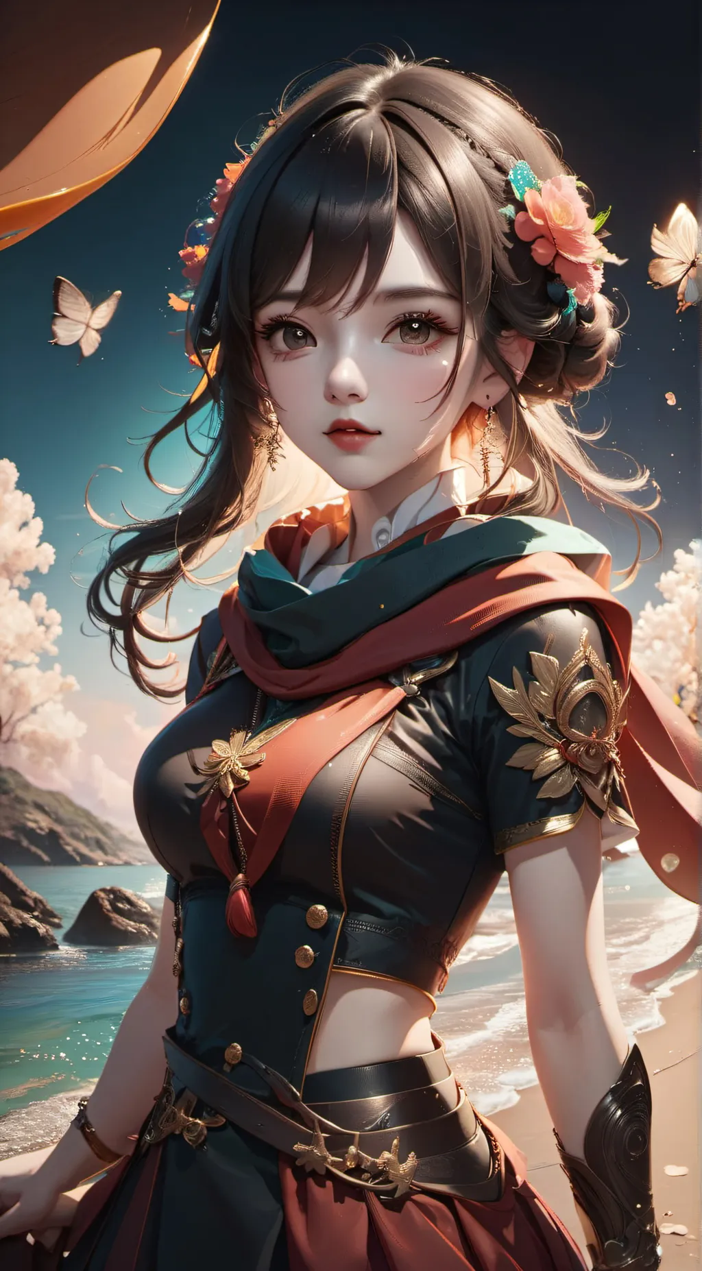 ai character: Sara  background
