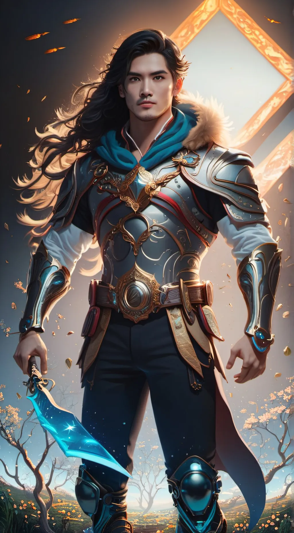 ai character: Aria background