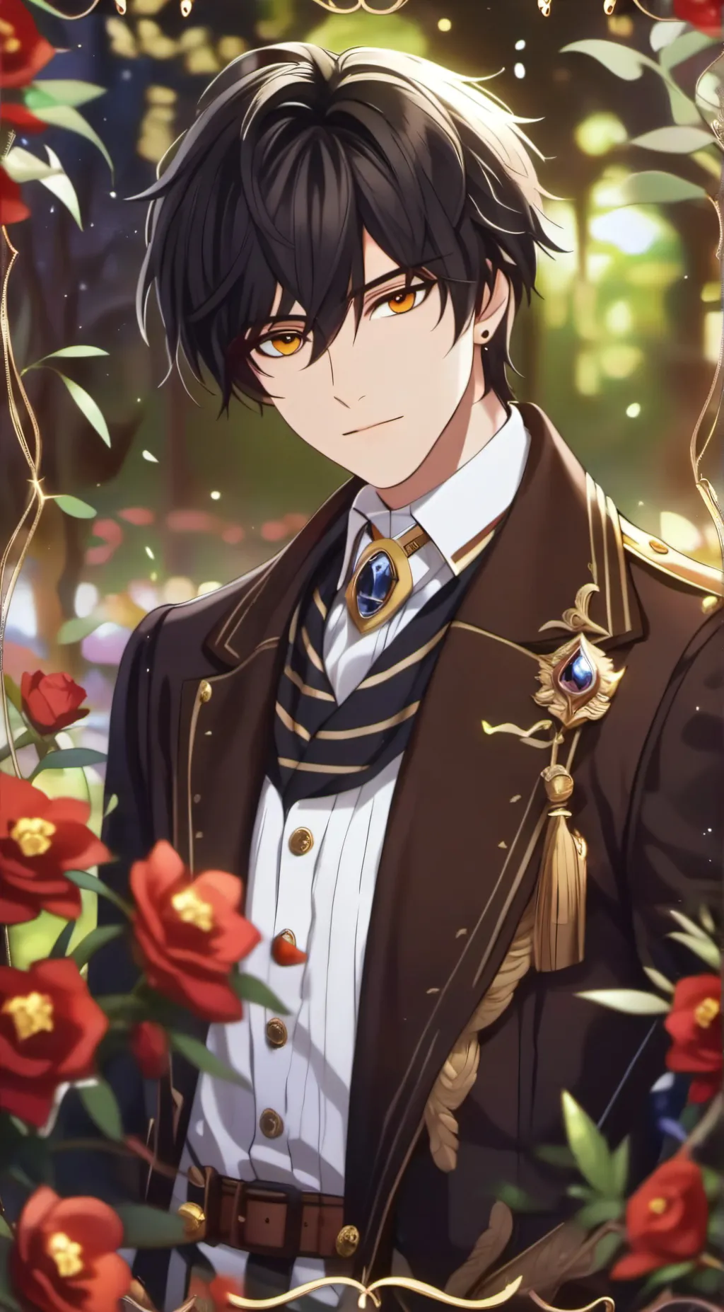 ai character: Adrian  background