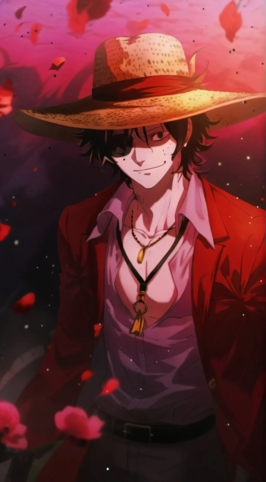 ai character: Luffy background