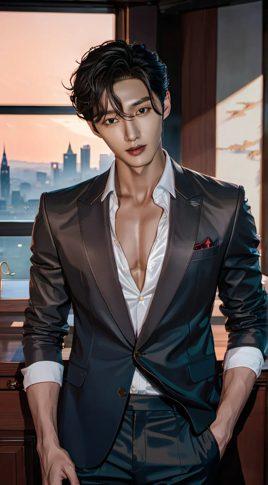 ai character: Jun hui background