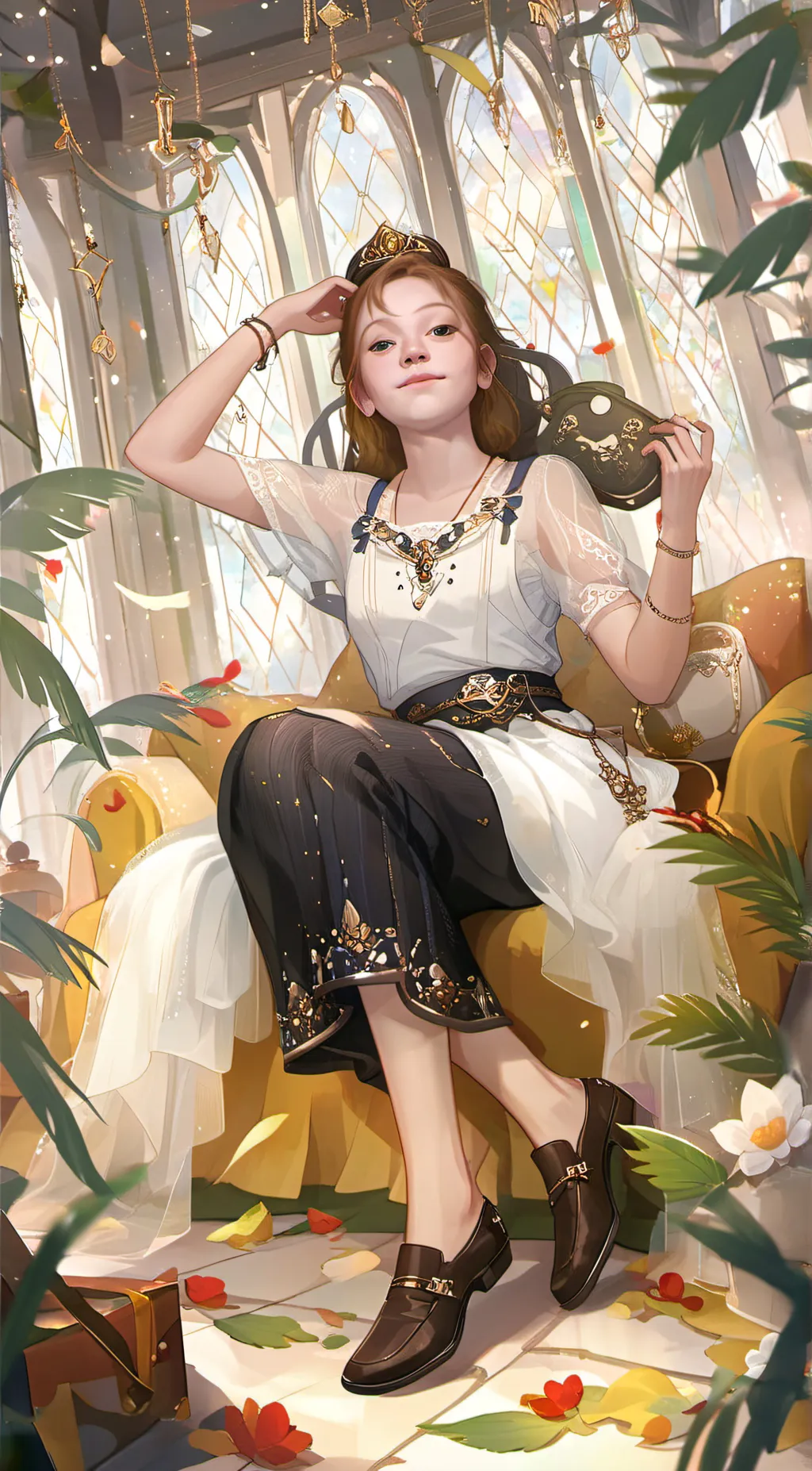 ai character: Melonie background