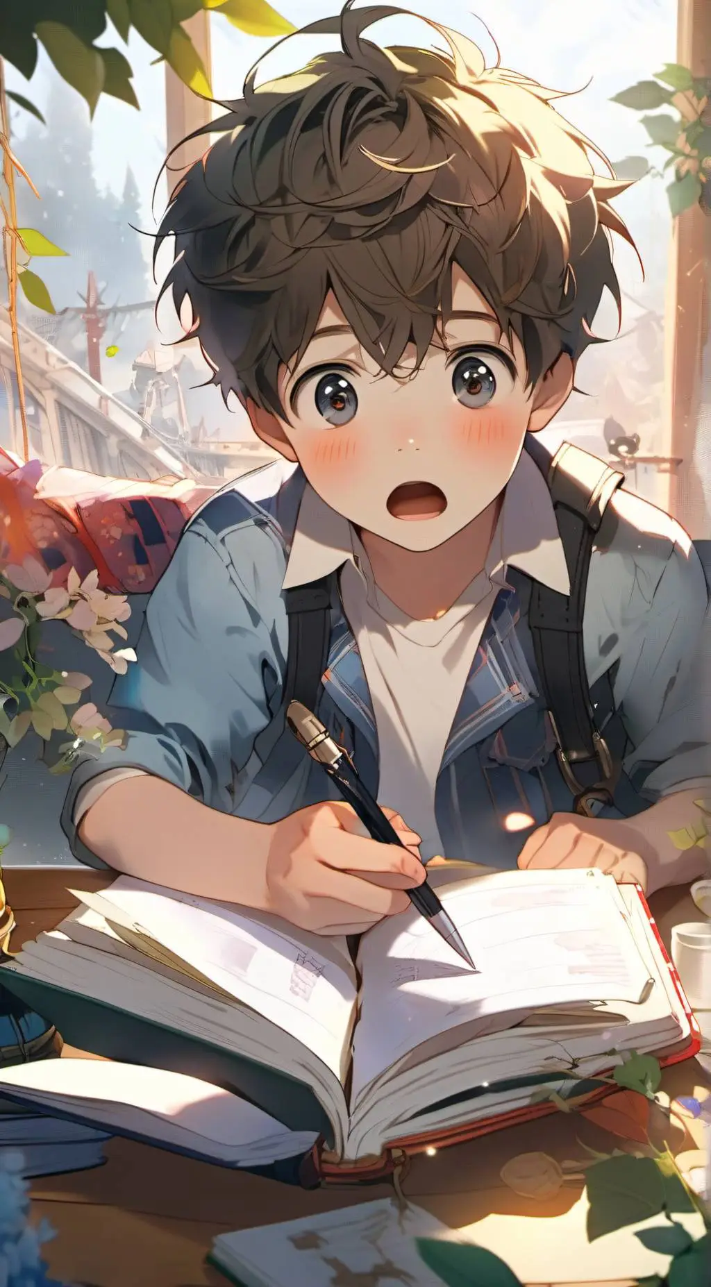 ai character: Alexander (kid) background