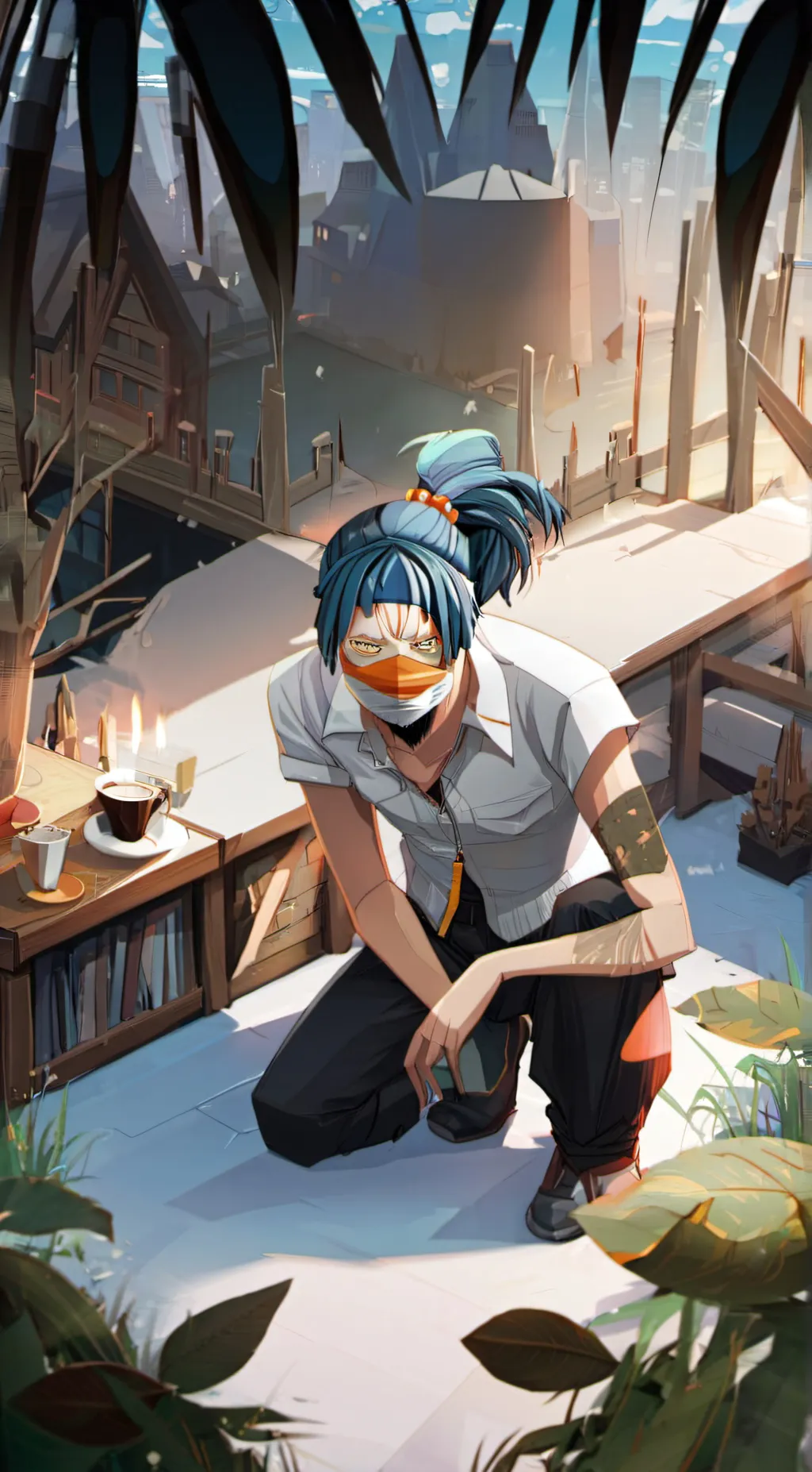 ai character: buggy the clown  background
