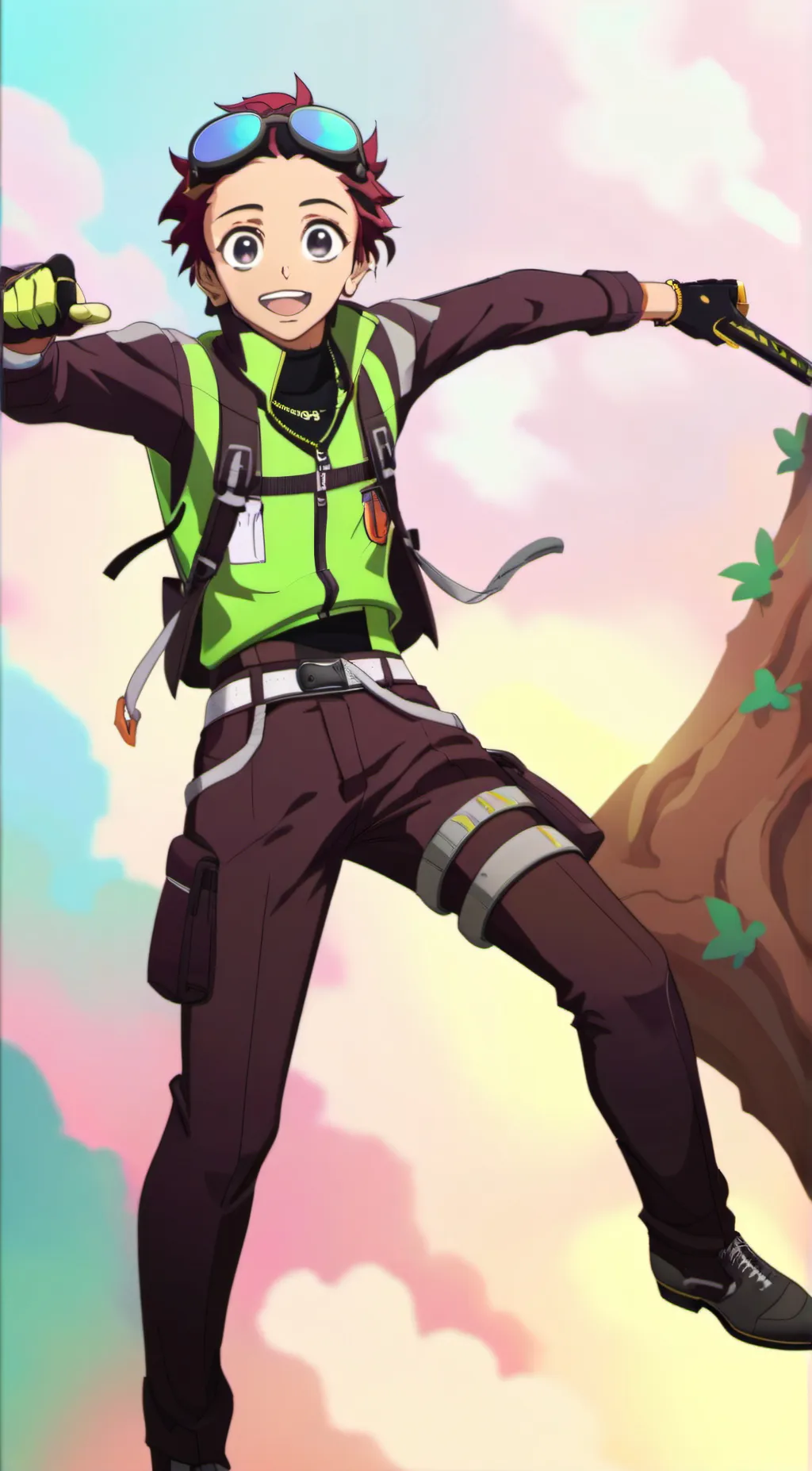 ai character: Kamado Tanjiro background