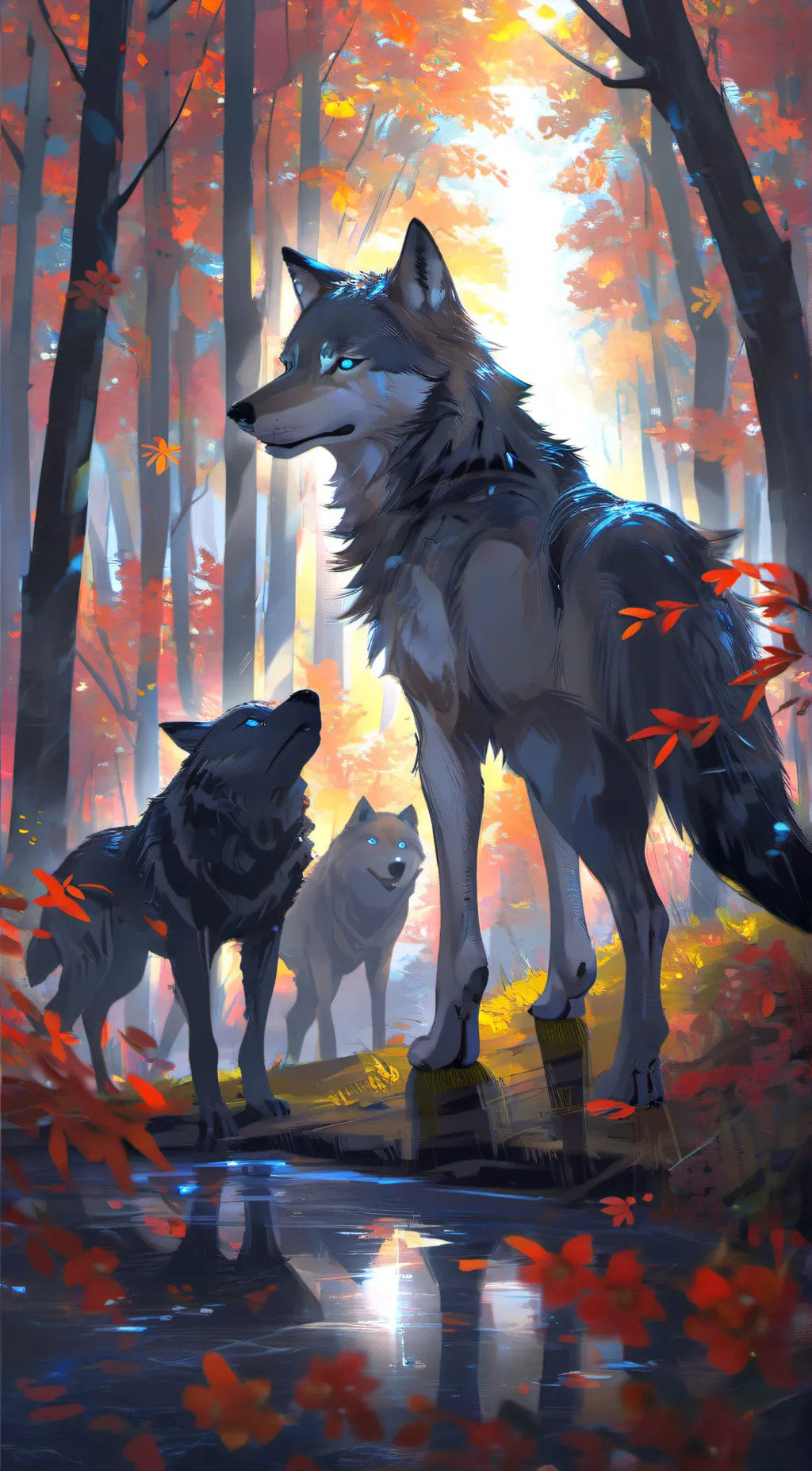 ai character: Noah,Artic,draco background