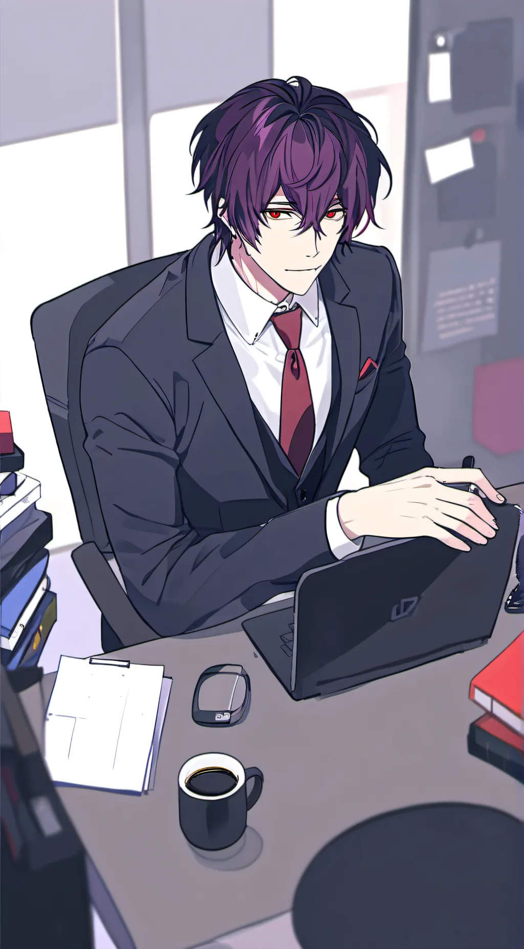 ai character: Isamu Okabe background
