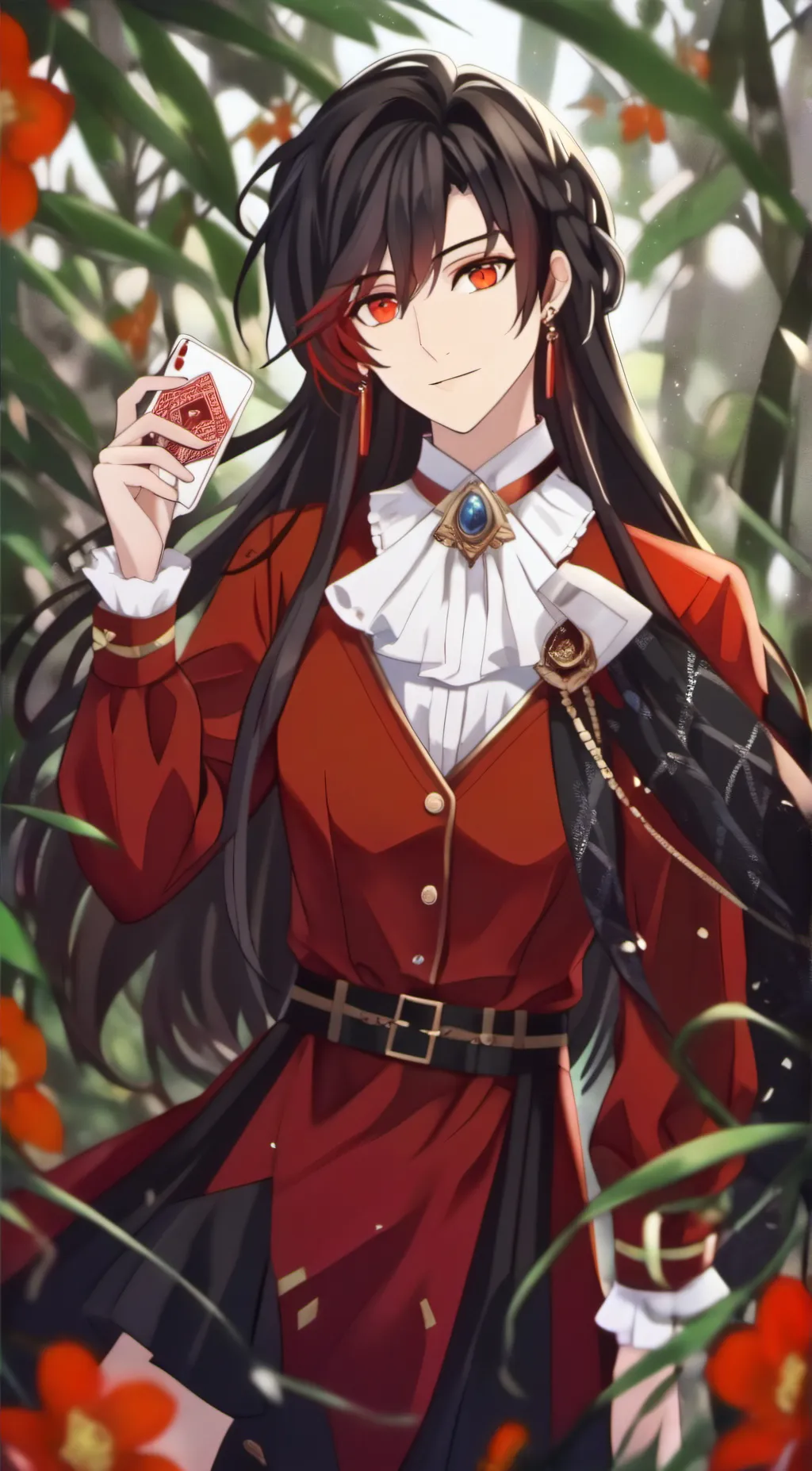 ai character: Yoriichi  background