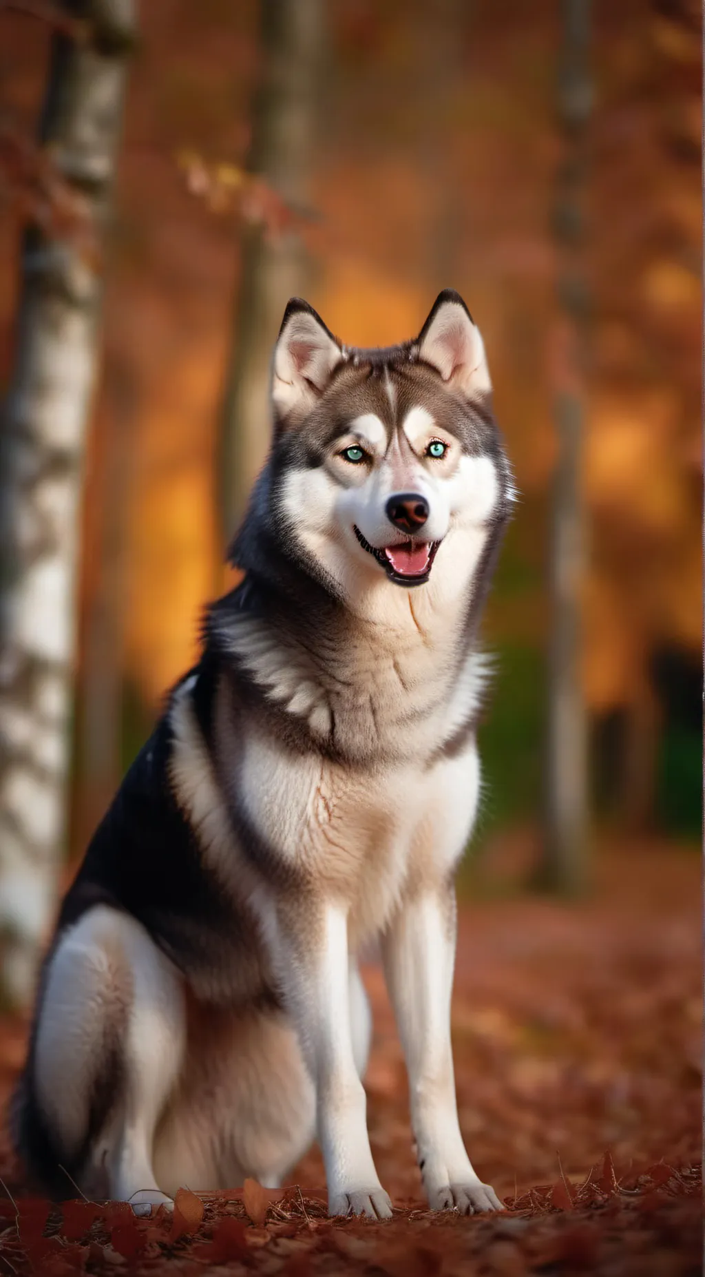 ai character: Husky background