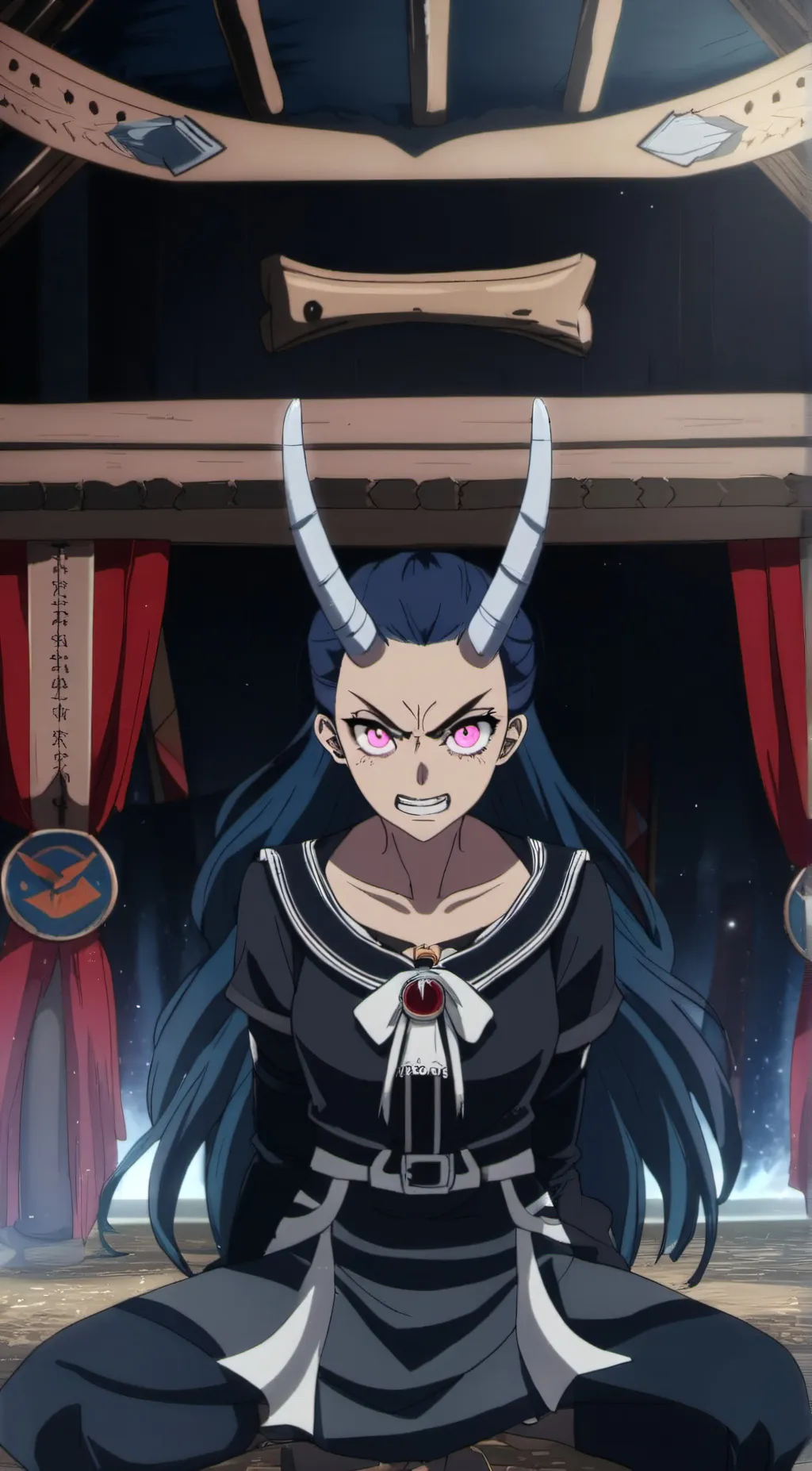 ai character: Nezuko Advanced background