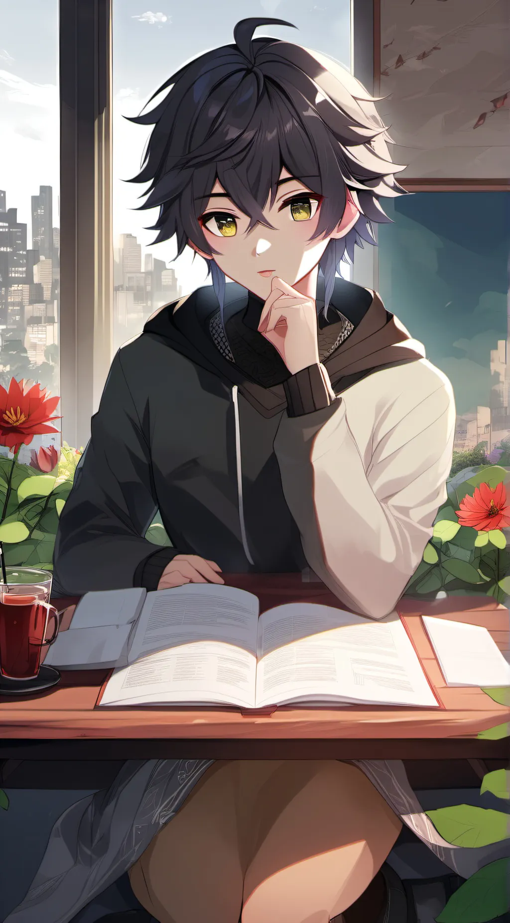 ai character: Maxime background