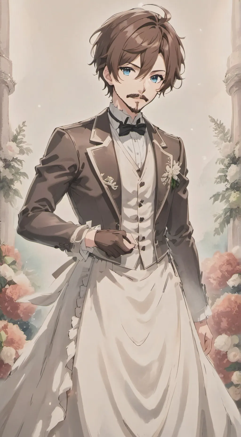 ai character: Regi copperbottom  background