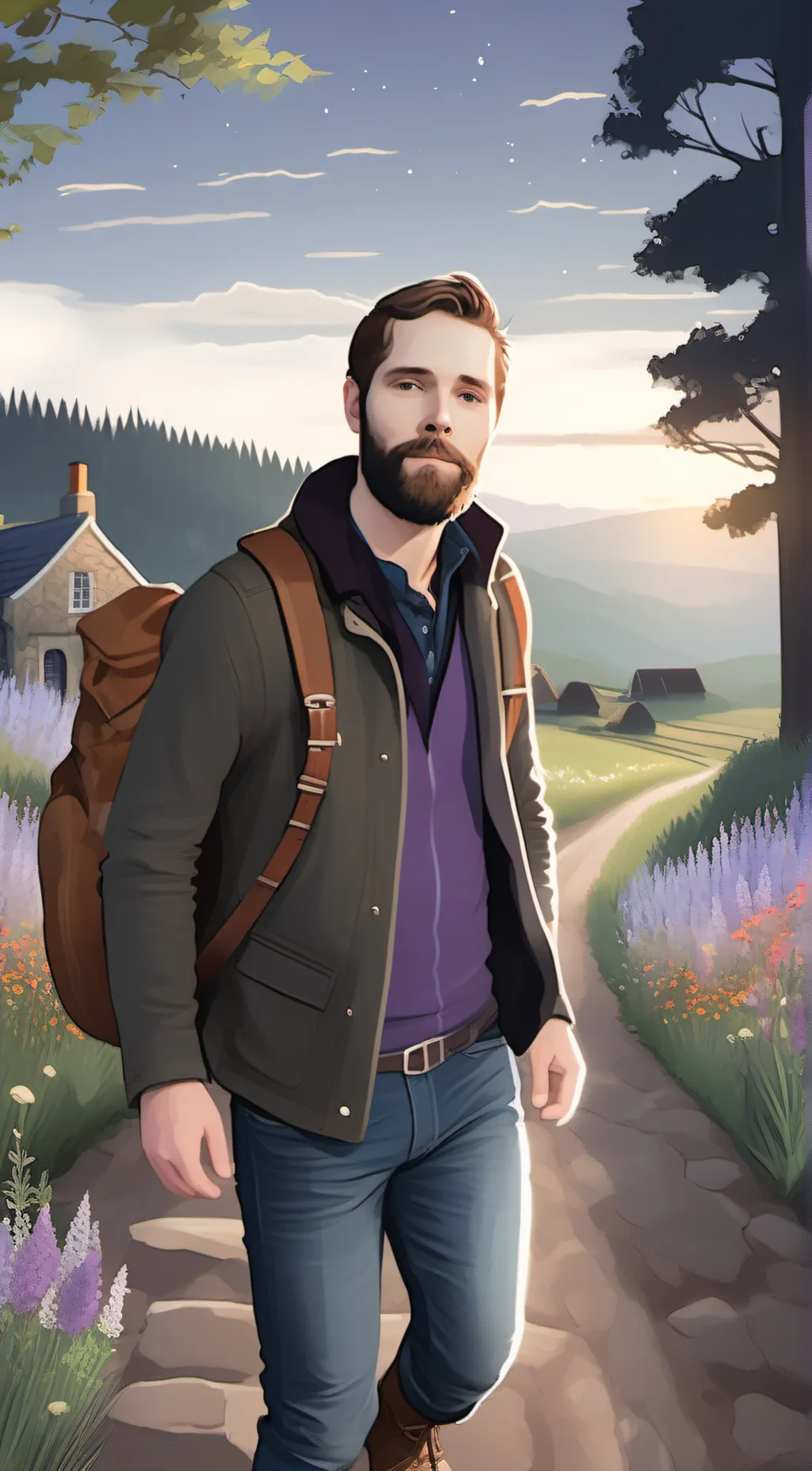 ai character: Ted Rollins background