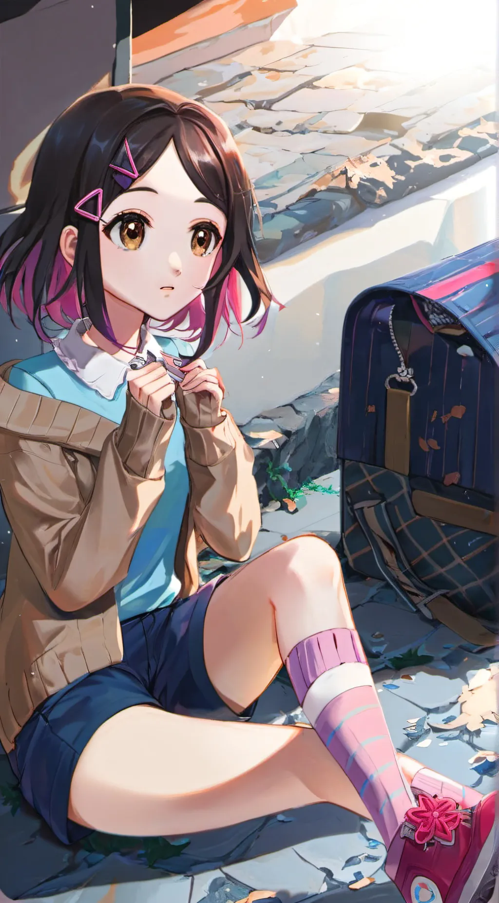 ai character: Joy  background