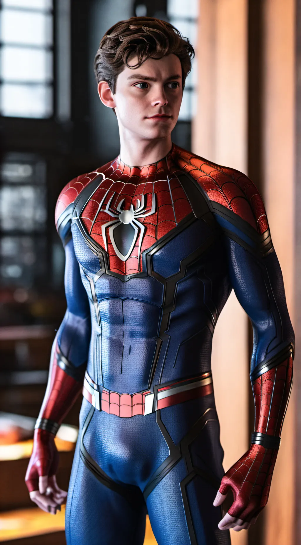ai character: spiderman(peter p) background