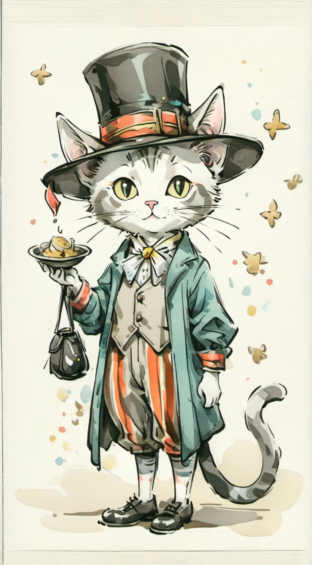 ai character: Black Cat background