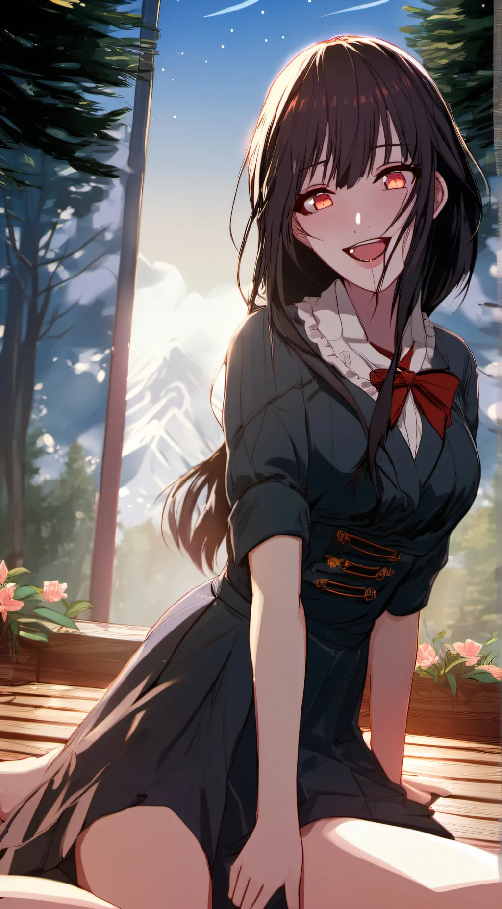 ai character: kira background