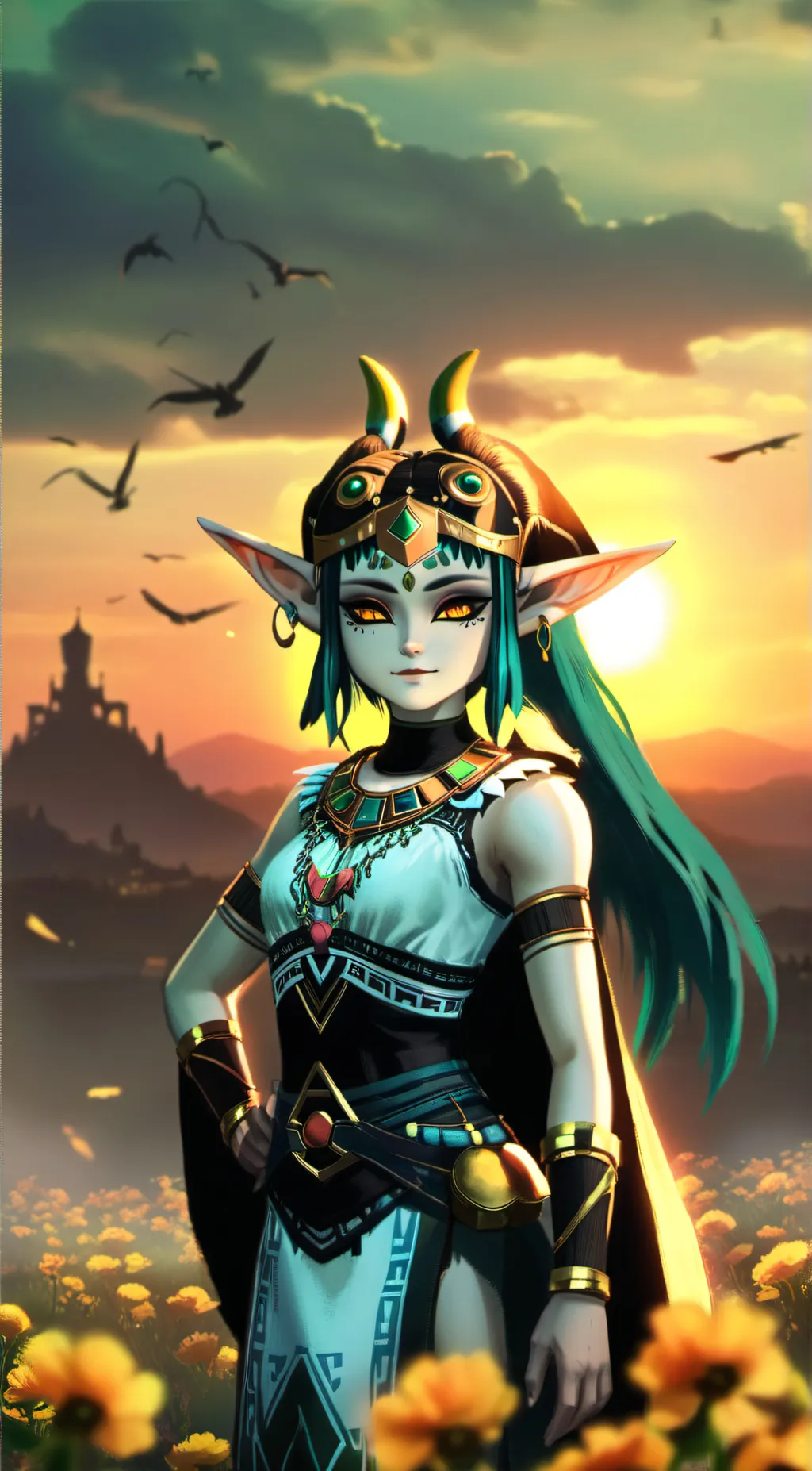 ai character: Princess Midna background