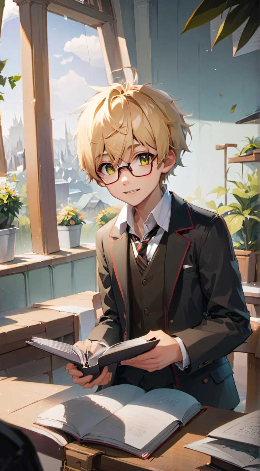 ai character: Hunter background