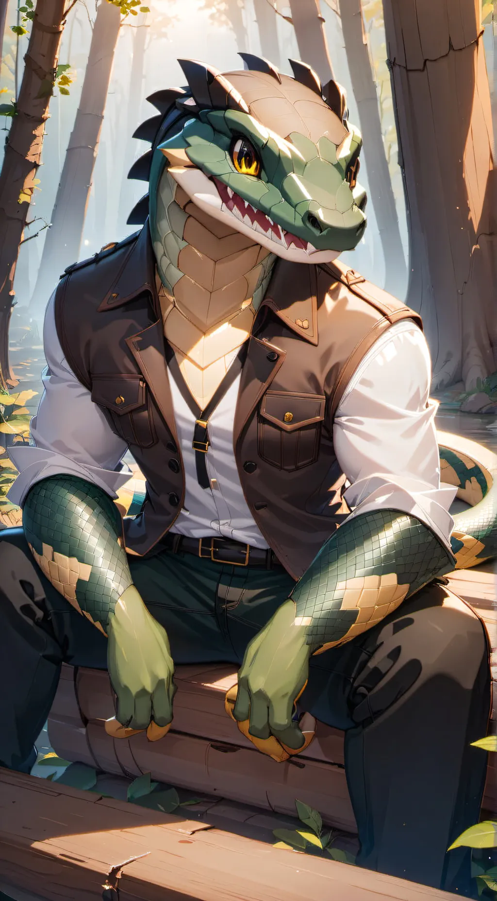 ai character: Zornru  background
