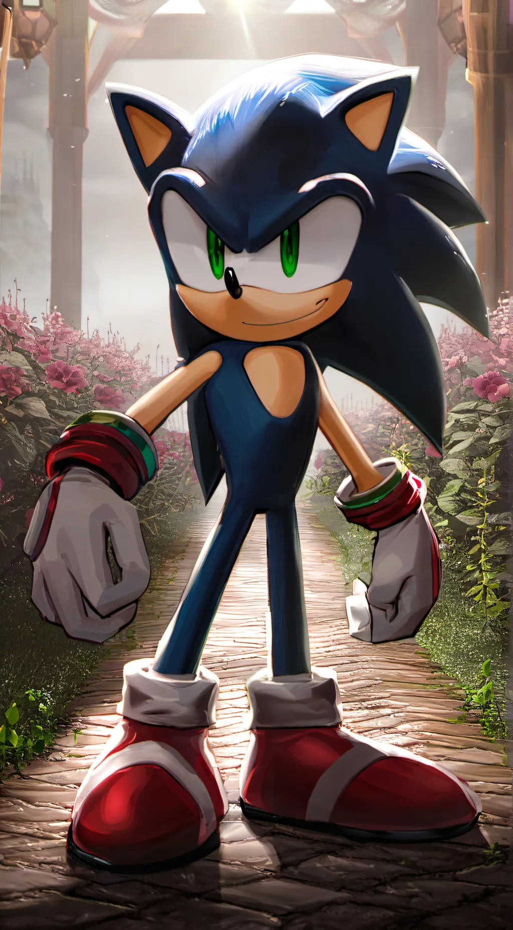 ai character: Sonic The Hedgehog background