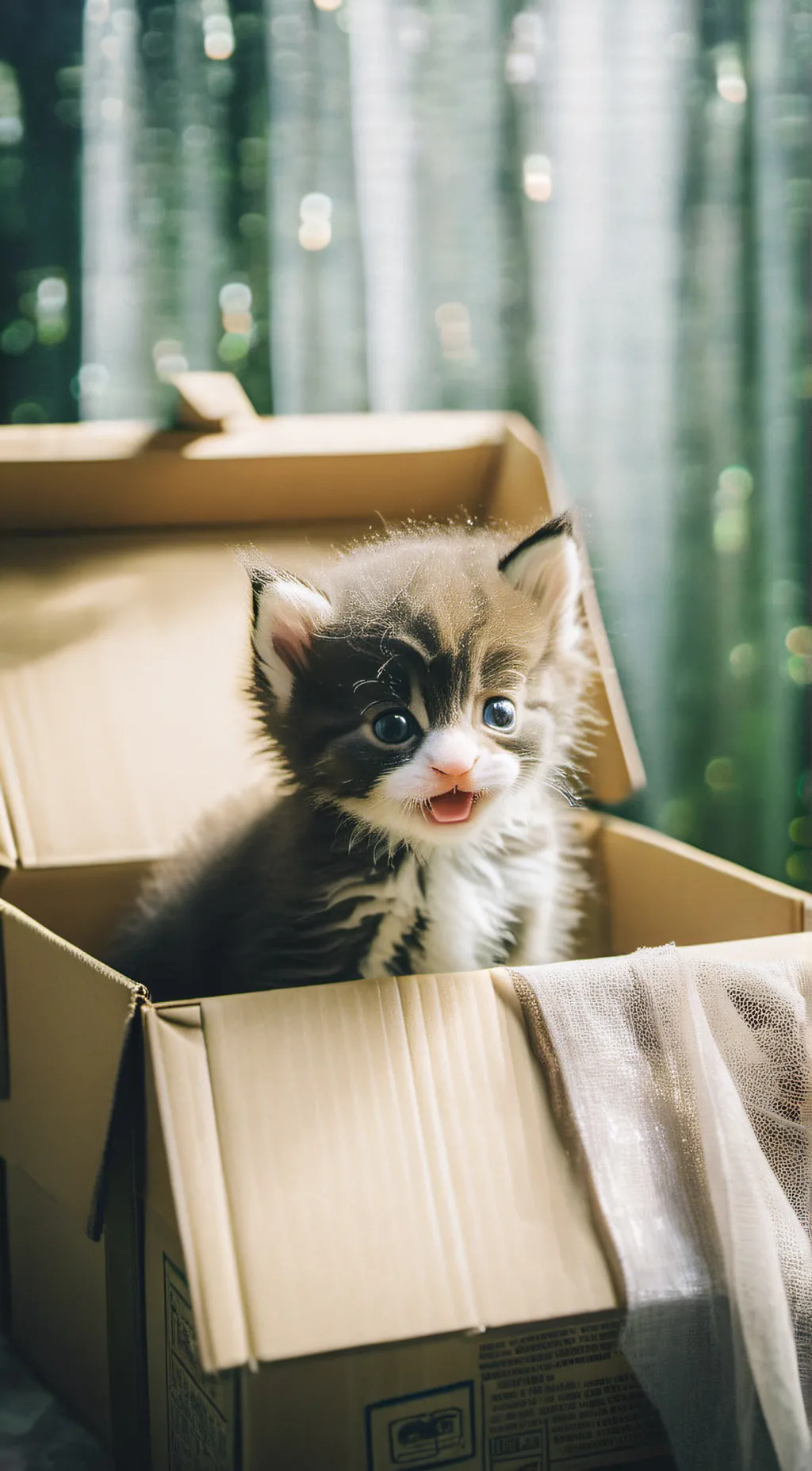 ai character: kitten background