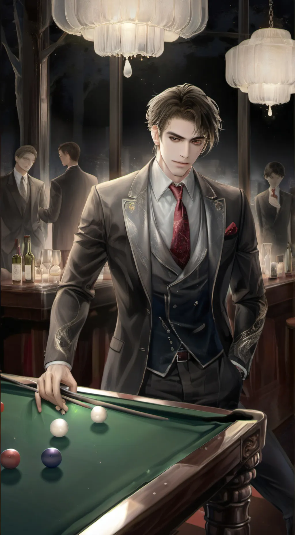 ai character: Kieran  background