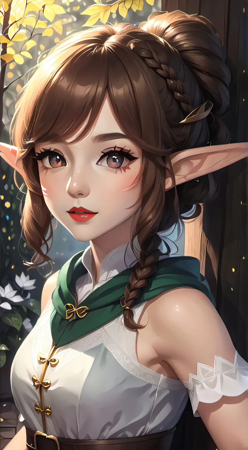 ai character: Luna background